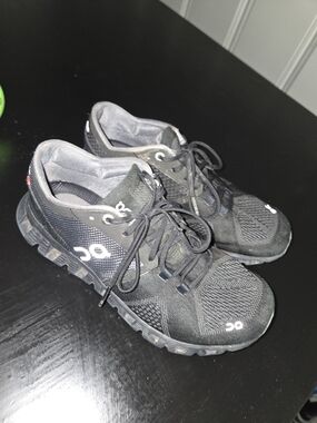 On Running Women's Cloud Athletic Shoes in Black